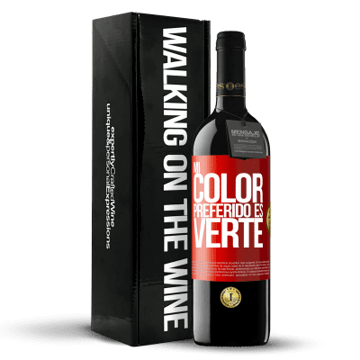 «Mi color preferido es: verte» Edición RED MBE Reserva