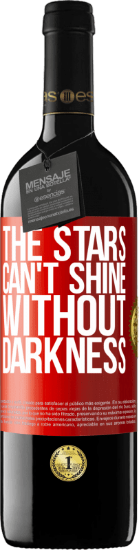 39,95 € Free Shipping | Red Wine RED Edition MBE Reserve The stars can't shine without darkness Red Label. Customizable label Reserve 12 Months Harvest 2015 Tempranillo