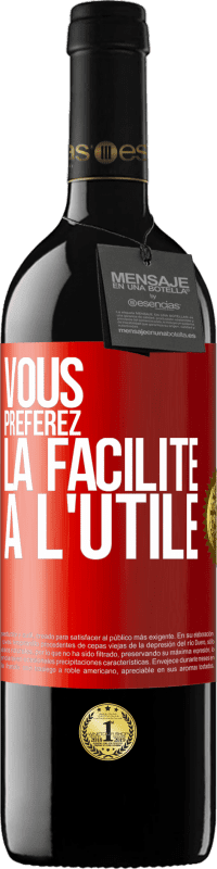 39,95 € Envoi gratuit | Vin rouge Édition RED MBE Réserve Vous préférez la facilité à l'utile Étiquette Rouge. Étiquette personnalisable Réserve 12 Mois Récolte 2016 Tempranillo
