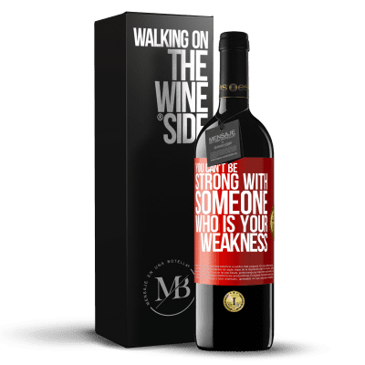 «You can't be strong with someone who is your weakness» RED Edition MBE Reserve