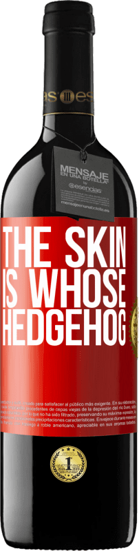 39,95 € Free Shipping | Red Wine RED Edition MBE Reserve The skin is whose hedgehog Red Label. Customizable label Reserve 12 Months Harvest 2014 Tempranillo