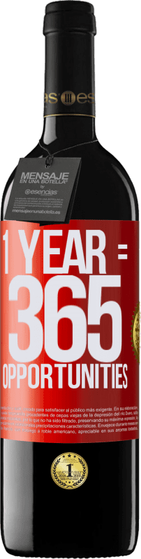 39,95 € Kostenloser Versand | Rotwein RED Ausgabe MBE Reserve 1 year 365 opportunities Rote Markierung. Anpassbares Etikett Reserve 12 Monate Ernte 2016 Tempranillo
