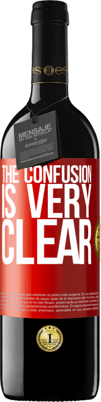 39,95 € Free Shipping | Red Wine RED Edition MBE Reserve The confusion is very clear Red Label. Customizable label Reserve 12 Months Harvest 2016 Tempranillo