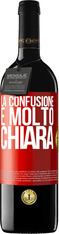 39,95 € Spedizione Gratuita | Vino rosso Edizione RED MBE Riserva La confusione è molto chiara Etichetta Rossa. Etichetta personalizzabile Riserva 12 Mesi Raccogliere 2016 Tempranillo