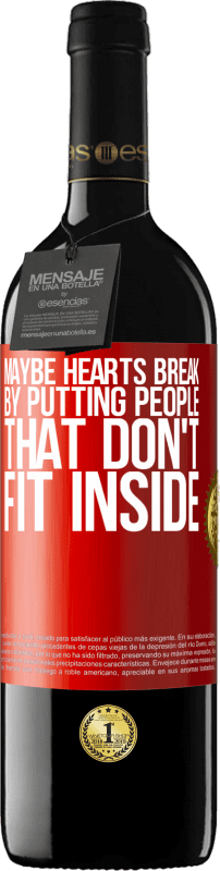 39,95 € 送料無料 | 赤ワイン REDエディション MBE 予約する たぶん中に収まらない人を入れることで心が壊れる 赤いタグ. カスタマイズ可能なラベル 予約する 12 月 収穫 2016 Tempranillo