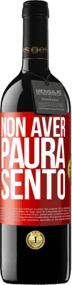 39,95 € Spedizione Gratuita | Vino rosso Edizione RED MBE Riserva Non aver paura Sento Etichetta Rossa. Etichetta personalizzabile Riserva 12 Mesi Raccogliere 2015 Tempranillo