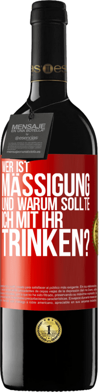 39,95 € Kostenloser Versand | Rotwein RED Ausgabe MBE Reserve Wer ist Mäßigung und warum sollte ich mit ihr trinken? Rote Markierung. Anpassbares Etikett Reserve 12 Monate Ernte 2015 Tempranillo