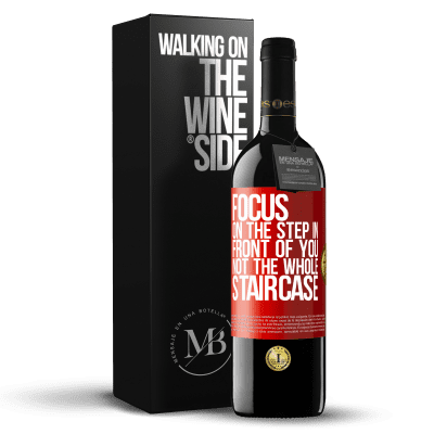 «Focus on the step in front of you, not the whole staircase» RED Edition MBE Reserve