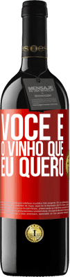 39,95 € Envio grátis | Vinho tinto Edição RED MBE Reserva Você é o vinho que eu quero Etiqueta Vermelha. Etiqueta personalizável Reserva 12 Meses Colheita 2014 Tempranillo