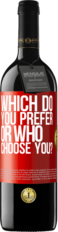 39,95 € Free Shipping | Red Wine RED Edition MBE Reserve which do you prefer, or who choose you? Red Label. Customizable label Reserve 12 Months Harvest 2016 Tempranillo