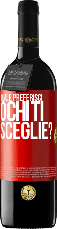 39,95 € Spedizione Gratuita | Vino rosso Edizione RED MBE Riserva quale preferisci o chi ti sceglie? Etichetta Rossa. Etichetta personalizzabile Riserva 12 Mesi Raccogliere 2015 Tempranillo