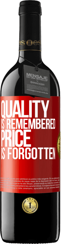 39,95 € Free Shipping | Red Wine RED Edition MBE Reserve Quality is remembered, price is forgotten Red Label. Customizable label Reserve 12 Months Harvest 2015 Tempranillo