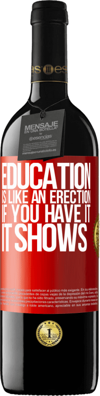 39,95 € Free Shipping | Red Wine RED Edition MBE Reserve Education is like an erection. If you have it, it shows Red Label. Customizable label Reserve 12 Months Harvest 2015 Tempranillo