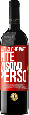 39,95 € Spedizione Gratuita | Vino rosso Edizione RED MBE Riserva Da qualche parte in te mi sono perso Etichetta Rossa. Etichetta personalizzabile Riserva 12 Mesi Raccogliere 2014 Tempranillo