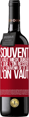 39,95 € Envoi gratuit | Vin rouge Édition RED MBE Réserve Souvent, il vaut mieux oublier ce que l'on ressent et se souvenir de ce que l'on vaut Étiquette Rouge. Étiquette personnalisable Réserve 12 Mois Récolte 2015 Tempranillo