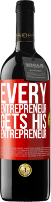 39,95 € 送料無料 | 赤ワイン REDエディション MBE 予約する すべての起業家は彼の起業家を取得します 赤いタグ. カスタマイズ可能なラベル 予約する 12 月 収穫 2014 Tempranillo