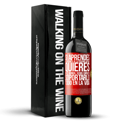 «Si aprendes a despedirte de la persona que más quieres en el mundo, serás capaz de soportarlo todo en la vida» Edición RED MBE Reserva