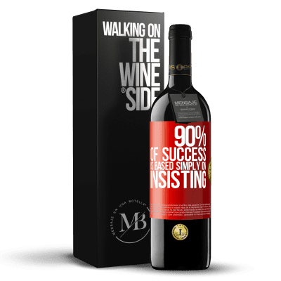 «90% of success is based simply on insisting» RED Edition MBE Reserve