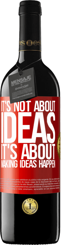 39,95 € 送料無料 | 赤ワイン REDエディション MBE 予約する アイデアではありません。アイデアを実現することです 赤いタグ. カスタマイズ可能なラベル 予約する 12 月 収穫 2014 Tempranillo