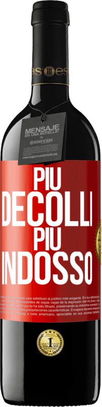 39,95 € Spedizione Gratuita | Vino rosso Edizione RED MBE Riserva Più decolli, più indosso Etichetta Rossa. Etichetta personalizzabile Riserva 12 Mesi Raccogliere 2015 Tempranillo