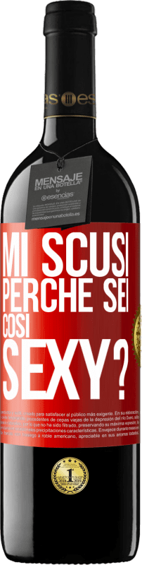 39,95 € Spedizione Gratuita | Vino rosso Edizione RED MBE Riserva Mi scusi, perché sei così sexy? Etichetta Rossa. Etichetta personalizzabile Riserva 12 Mesi Raccogliere 2015 Tempranillo