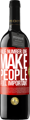 39,95 € 送料無料 | 赤ワイン REDエディション MBE 予約する ルールナンバー1：人々に重要性を感じさせる 赤いタグ. カスタマイズ可能なラベル 予約する 12 月 収穫 2014 Tempranillo