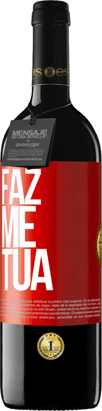 39,95 € Envio grátis | Vinho tinto Edição RED MBE Reserva Faz me tua Etiqueta Vermelha. Etiqueta personalizável Reserva 12 Meses Colheita 2015 Tempranillo