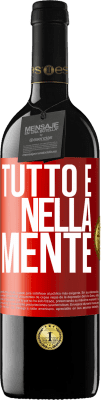 39,95 € Spedizione Gratuita | Vino rosso Edizione RED MBE Riserva Tutto è nella mente Etichetta Rossa. Etichetta personalizzabile Riserva 12 Mesi Raccogliere 2014 Tempranillo