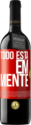 39,95 € Envio grátis | Vinho tinto Edição RED MBE Reserva Todo está em mente Etiqueta Vermelha. Etiqueta personalizável Reserva 12 Meses Colheita 2014 Tempranillo