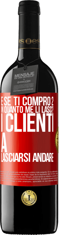 39,95 € Spedizione Gratuita | Vino rosso Edizione RED MBE Riserva e se ti compro 2 in quanto me li lasci? I clienti a lasciarsi andare Etichetta Rossa. Etichetta personalizzabile Riserva 12 Mesi Raccogliere 2015 Tempranillo