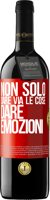 39,95 € Spedizione Gratuita | Vino rosso Edizione RED MBE Riserva Non solo dare via le cose, dare emozioni Etichetta Rossa. Etichetta personalizzabile Riserva 12 Mesi Raccogliere 2015 Tempranillo