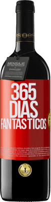 39,95 € Envío gratis | Vino Tinto Edición RED MBE Reserva 365 días fantásticos Etiqueta Roja. Etiqueta personalizable Reserva 12 Meses Cosecha 2015 Tempranillo