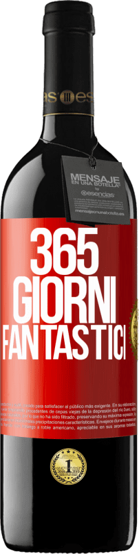 39,95 € Spedizione Gratuita | Vino rosso Edizione RED MBE Riserva 365 giorni fantastici Etichetta Rossa. Etichetta personalizzabile Riserva 12 Mesi Raccogliere 2015 Tempranillo