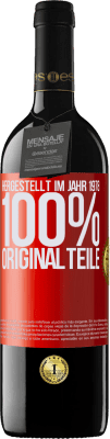 39,95 € Kostenloser Versand | Rotwein RED Ausgabe MBE Reserve Hergestellt im Jahr 1978. 100% Originalteile Rote Markierung. Anpassbares Etikett Reserve 12 Monate Ernte 2015 Tempranillo