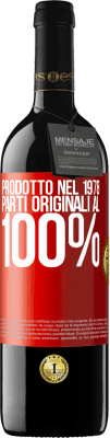 39,95 € Spedizione Gratuita | Vino rosso Edizione RED MBE Riserva Prodotto nel 1978. Parti originali al 100% Etichetta Rossa. Etichetta personalizzabile Riserva 12 Mesi Raccogliere 2014 Tempranillo