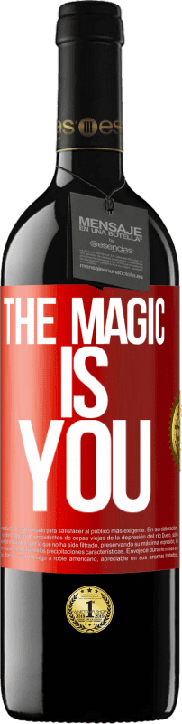 39,95 € 送料無料 | 赤ワイン REDエディション MBE 予約する 魔法はあなたです 赤いタグ. カスタマイズ可能なラベル 予約する 12 月 収穫 2014 Tempranillo