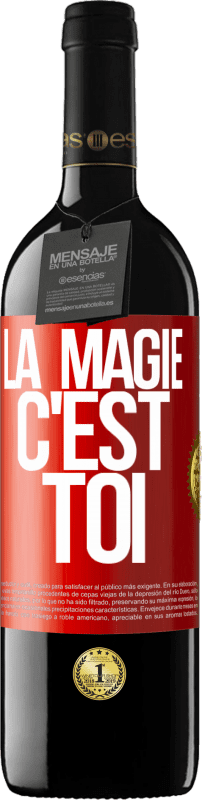 39,95 € Envoi gratuit | Vin rouge Édition RED MBE Réserve La magie c'est toi Étiquette Rouge. Étiquette personnalisable Réserve 12 Mois Récolte 2014 Tempranillo