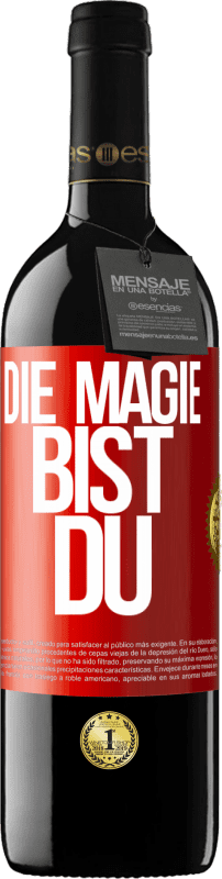39,95 € Kostenloser Versand | Rotwein RED Ausgabe MBE Reserve Die Magie bist du Rote Markierung. Anpassbares Etikett Reserve 12 Monate Ernte 2016 Tempranillo