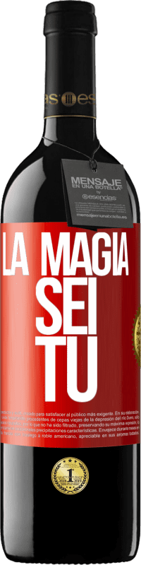 39,95 € Spedizione Gratuita | Vino rosso Edizione RED MBE Riserva La magia sei tu Etichetta Rossa. Etichetta personalizzabile Riserva 12 Mesi Raccogliere 2014 Tempranillo