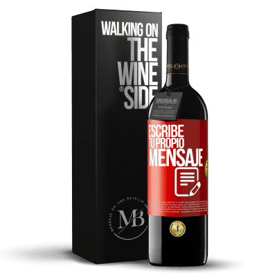 «Escribe tu propio mensaje» Edición RED MBE Reserva