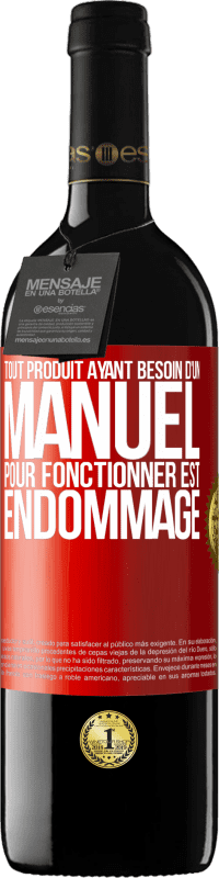 39,95 € Envoi gratuit | Vin rouge Édition RED MBE Réserve Tout produit ayant besoin d'un manuel pour fonctionner est endommagé Étiquette Rouge. Étiquette personnalisable Réserve 12 Mois Récolte 2016 Tempranillo