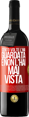 39,95 € Spedizione Gratuita | Vino rosso Edizione RED MBE Riserva Cento volte l'hai guardata e non l'hai mai vista Etichetta Rossa. Etichetta personalizzabile Riserva 12 Mesi Raccogliere 2015 Tempranillo