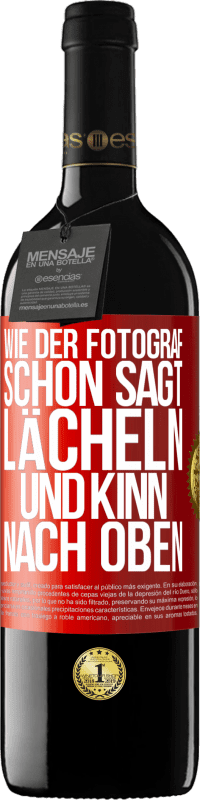 39,95 € Kostenloser Versand | Rotwein RED Ausgabe MBE Reserve Wie der Fotograf schon sagt, lächeln und Kinn nach oben Rote Markierung. Anpassbares Etikett Reserve 12 Monate Ernte 2014 Tempranillo