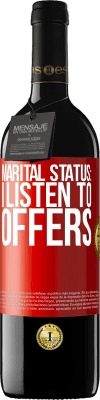 39,95 € Free Shipping | Red Wine RED Edition MBE Reserve Marital status: I listen to offers Red Label. Customizable label Reserve 12 Months Harvest 2016 Tempranillo