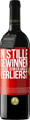 39,95 € Kostenloser Versand | Rotwein RED Ausgabe MBE Reserve In Stille gewinnen. Lass sie denken, dass du verlierst Rote Markierung. Anpassbares Etikett Reserve 12 Monate Ernte 2014 Tempranillo