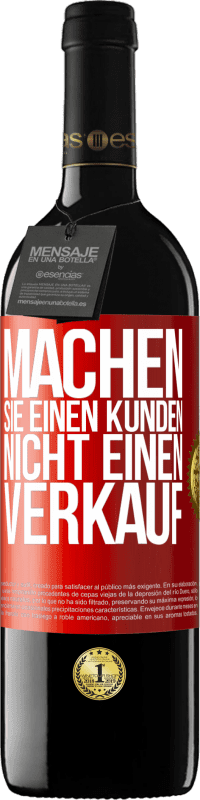 39,95 € Kostenloser Versand | Rotwein RED Ausgabe MBE Reserve Machen Sie einen Kunden, nicht einen Verkauf Rote Markierung. Anpassbares Etikett Reserve 12 Monate Ernte 2014 Tempranillo