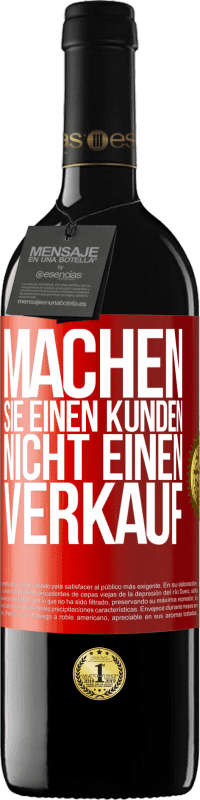 39,95 € Kostenloser Versand | Rotwein RED Ausgabe MBE Reserve Machen Sie einen Kunden, nicht einen Verkauf Rote Markierung. Anpassbares Etikett Reserve 12 Monate Ernte 2015 Tempranillo