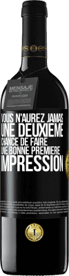 39,95 € Envoi gratuit | Vin rouge Édition RED MBE Réserve Vous n'aurez jamais une deuxième chance de faire une bonne première impression Étiquette Noire. Étiquette personnalisable Réserve 12 Mois Récolte 2015 Tempranillo