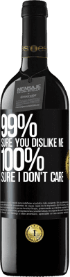 39,95 € 送料無料 | 赤ワイン REDエディション MBE 予約する あなたは私を好きだと99％確信しています。 100％気にしない ブラックラベル. カスタマイズ可能なラベル 予約する 12 月 収穫 2016 Tempranillo