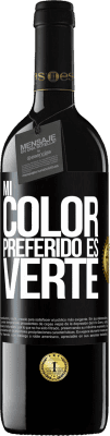 39,95 € Free Shipping | Red Wine RED Edition MBE Reserve Mi color preferido es: verte Black Label. Customizable label Reserve 12 Months Harvest 2015 Tempranillo